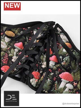 Corset Belt Renaissance Lace-Up Floral Polyester Women's Accessory